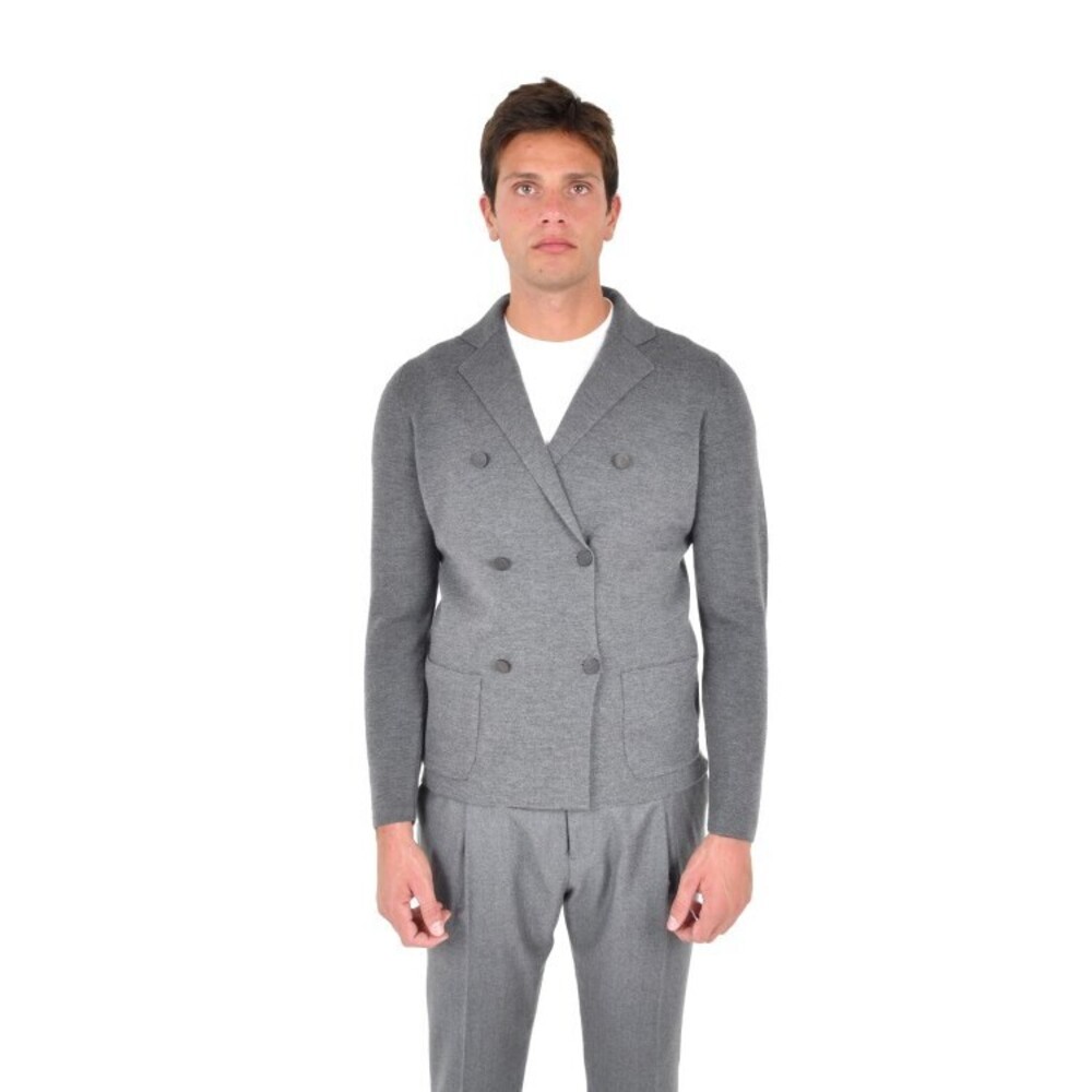 Drumohr Double-Breasted Pure Merino Wool Blazer - NWT